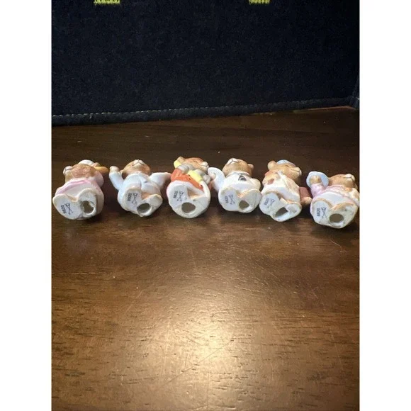 Set of‎ 6 Vintage Homco Career Professional Bears Home Interior Figurines # 8820 - Picture 9 of 11